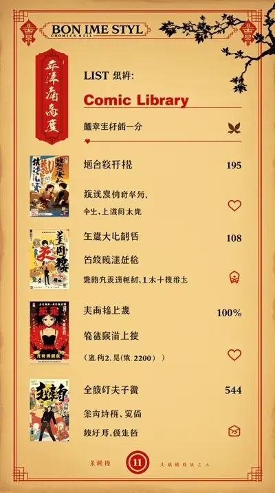 包子漫画APP漫画列表界面